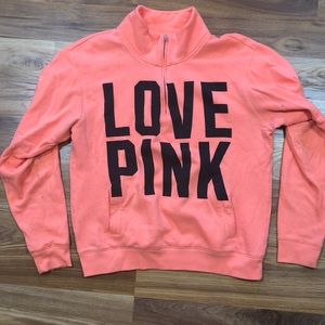 Love Pink 3 quarter zip